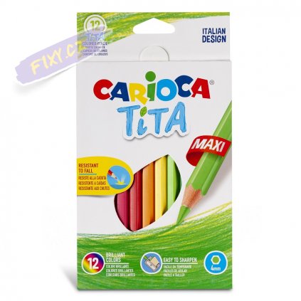 42789 CARIOCA Tita Hex Maxi Box 12 pcs