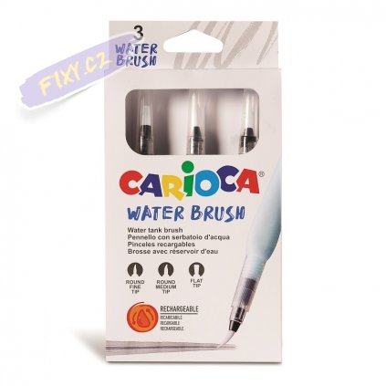 43170 CARIOCA Refillable Brush Box 3 pcs