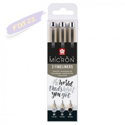 pigma micron 3 black+grey