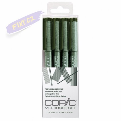 copic multiliner 4ks olive