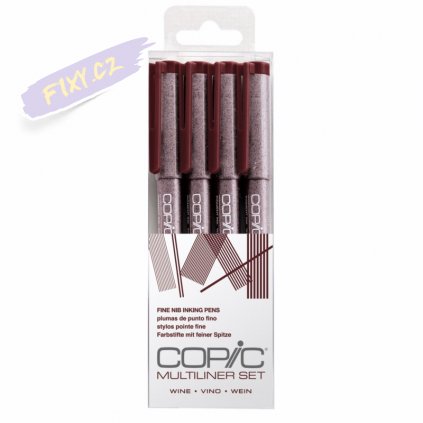 copic multiliner 4ks wine