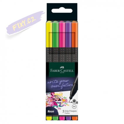 faber grip 5ks neon