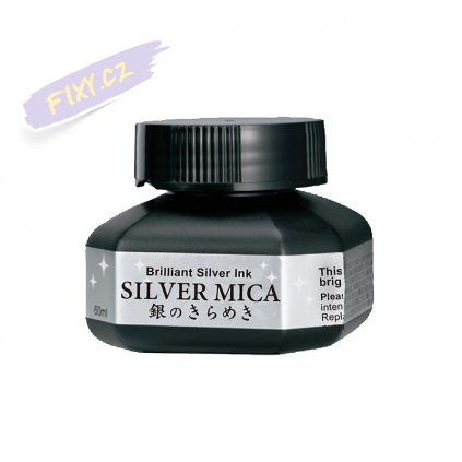 kuretake silver mica ink 60ml