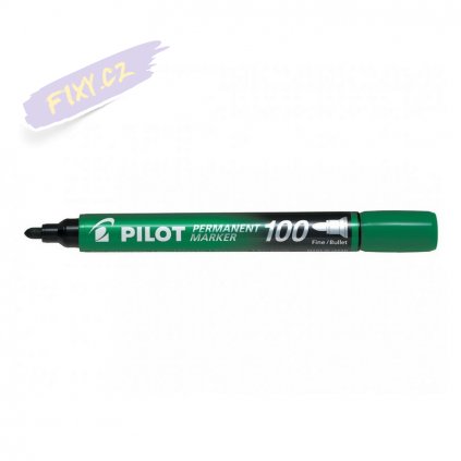 pilot lihovy permanent tenky zeleny