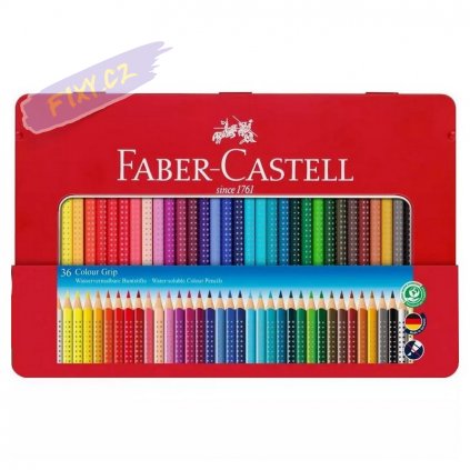 faber pastelky grip plech 36