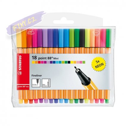 stabilo point88 13+5ks mini