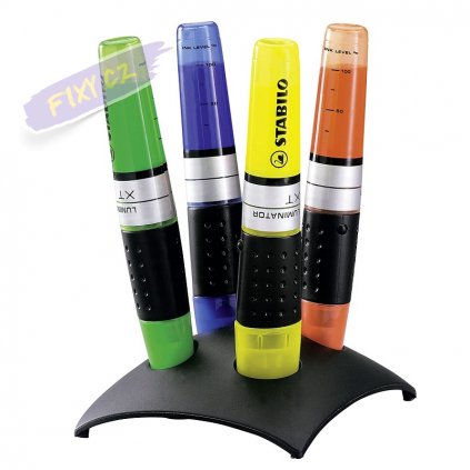 stabilo luminator 4ks stojanek
