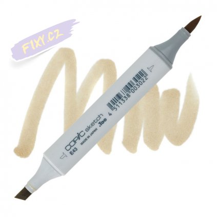 4392 2 e43 dull ivory copic sketch