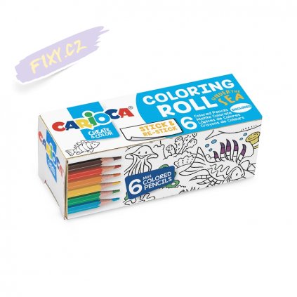 43024 CARIOCA Mini Coloring Roll 85x10 cm Box 7 pcs