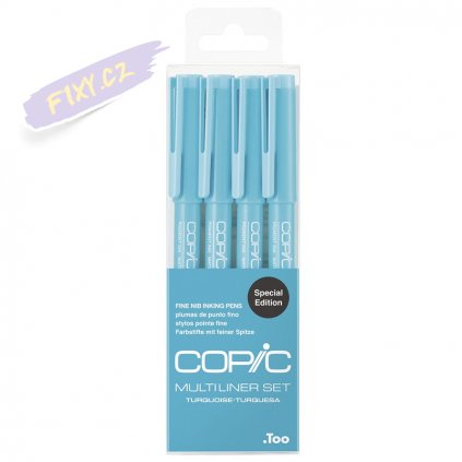 copic liner 4ks tyrkysove