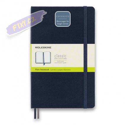 45873 skicar moleskine tvrdy cisty modry expanded l