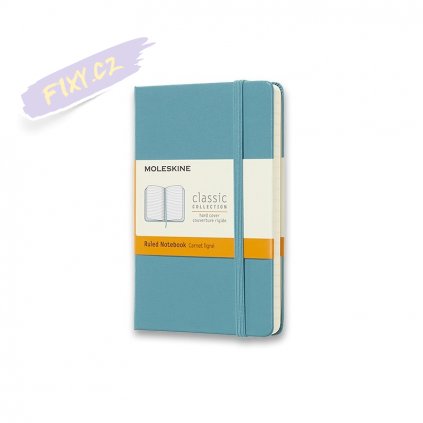 46026 skicar moleskine tvrdy linkovany tyrkysovy s