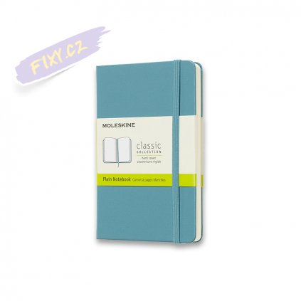 46029 skicar moleskine tvrdy cisty tyrkysovy s