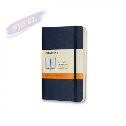 46146 2 skicar moleskine mekky linkovany modry s