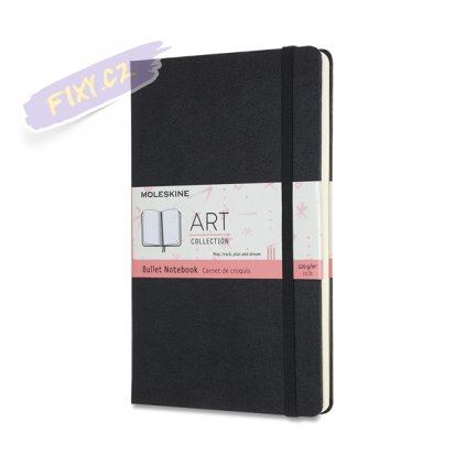 46608 skicar moleskine artbullet teckovany cerny l