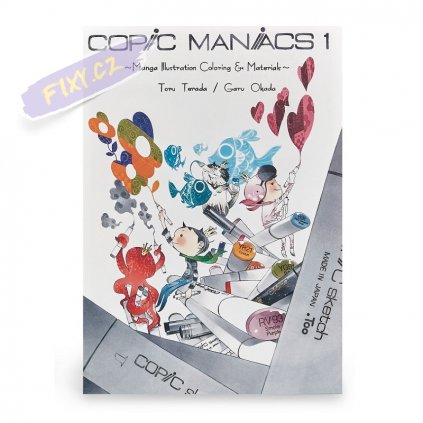 Sešit COPIC Maniacs Manga Illustration pro začátečníky