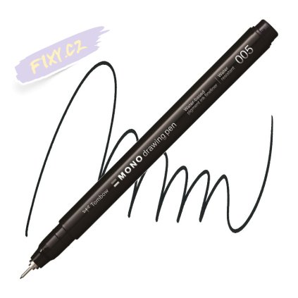 TOMBOW Fineliner MONO drawing pen 0,2mm, černý