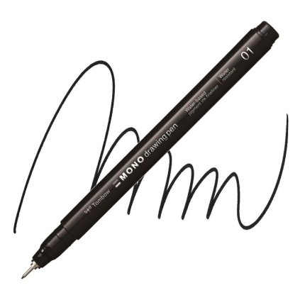 Fineliner TOMBOW Mono drawing pen 0,25 mm, černý