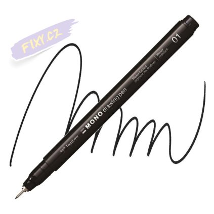 TOMBOW Fineliner MONO drawing pen 0,25mm, černý