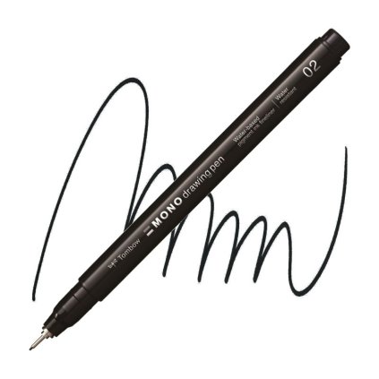 Fineliner TOMBOW Mono drawing pen 0,3 mm, černý