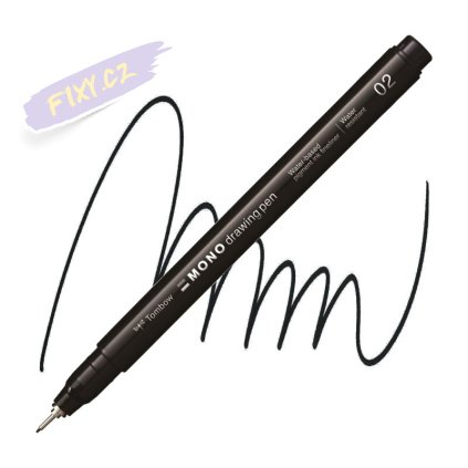 TOMBOW Fineliner MONO drawing pen 0,3mm, černý