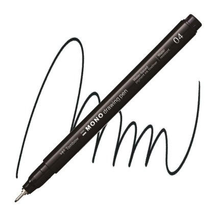 Fineliner TOMBOW Mono drawing pen 0,4 mm, černý