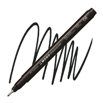 Fineliner TOMBOW Mono drawing pen 0,5 mm, černý