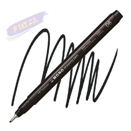 TOMBOW Fineliner MONO drawing pen 0,5mm, černý