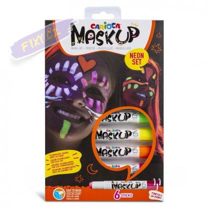 43156 CARIOCA MaskUp Neon Box 6 pcs