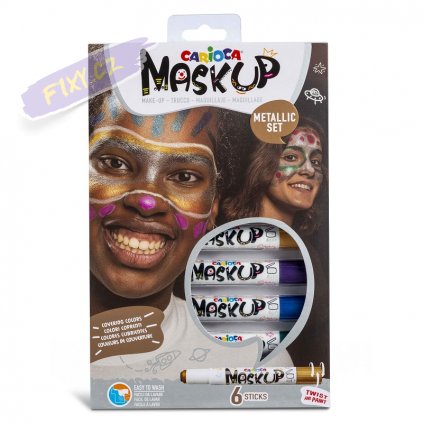 43155 CARIOCA MaskUp Metallic Box 6 pcs