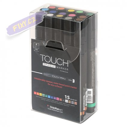 TOUCH OPAQUE MARKER Fine 15set