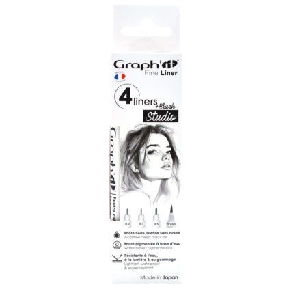graph it set de 3 liners 1 brush studio