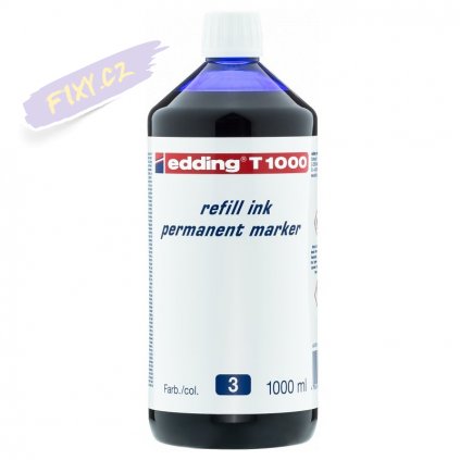 6671 6 edding t 1000 nahradni inkoust barva modry