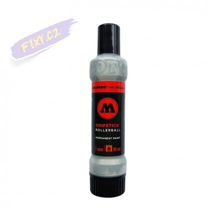 Lihový popisovač MOLOTOW Dripstick permanentní 3mm, stříbrný