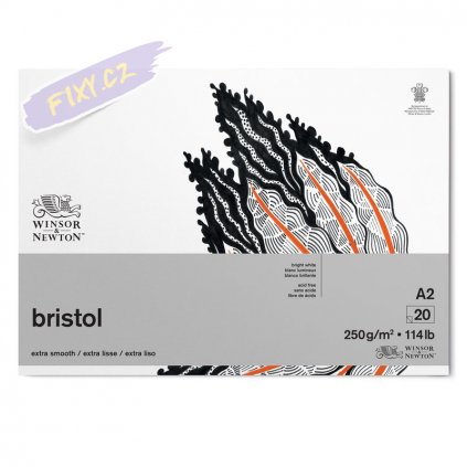 52657 2 blok winsor newton bristol pad a2 20 listu