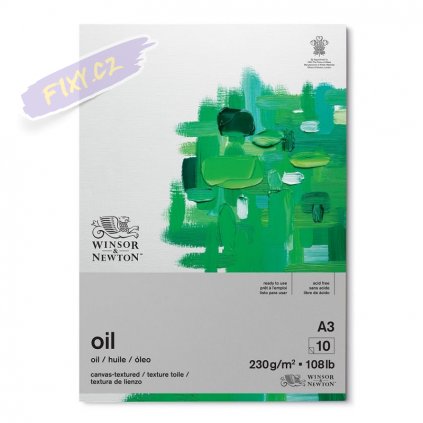 52696 blok winsor newton oil paper a3 10 listu