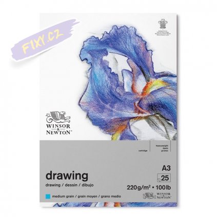 52705 2 blok winsor newton drawing pad medium a3 25 listu