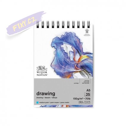 52711 skicar winsor newton drawing pad medium a5 25 listu