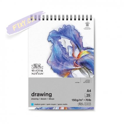 52714 skicar winsor newton drawing pad medium a4 25 listu