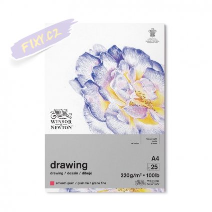 52723 blok winsor newton drawing pad smooth a4 25 listu