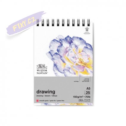 52732 skicar winsor newton drawing pad smooth a5 25 listu