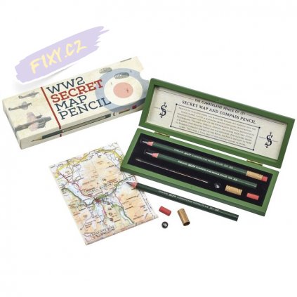 53083 3 vojenska sada derwent secret map pencil