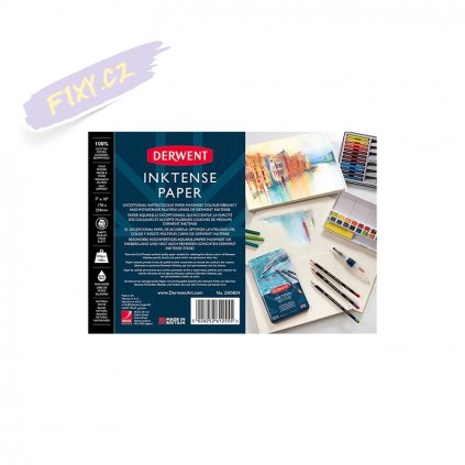 DW71366 Derwent Inktense Paper Pad 7 x 10 P1