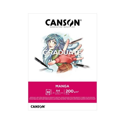 Blok CANSON Graduate Manga A4, 30 listů 200 g