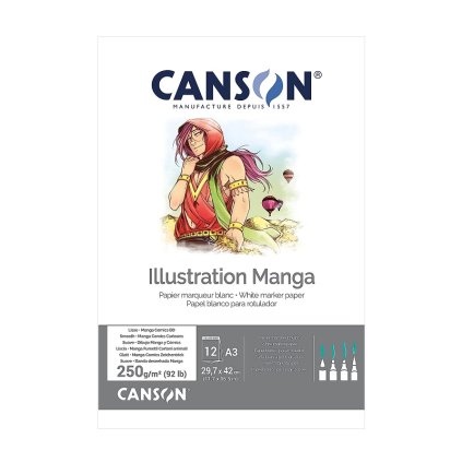 Blok CANSON Illustration Manga A3, 12 listů 250 g