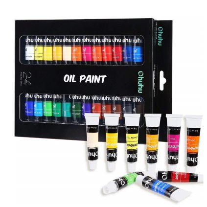 Olejové barvy OHUHU, 24 ks