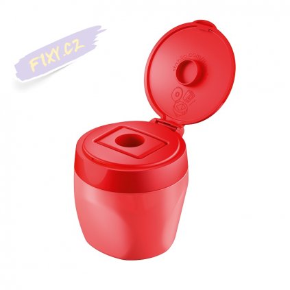 56232 orezavatko stabilo woody 3in1 pro silne pastelky cervene