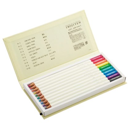 Pastelky TOMBOW Irojiten, 10 ks Pale