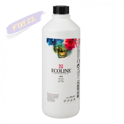 Akvarelový ECOLINE Aquarell Ink 490ml, 100 white