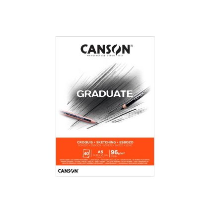 Blok CANSON Graduate Sketching A5, 40 listů 96 g